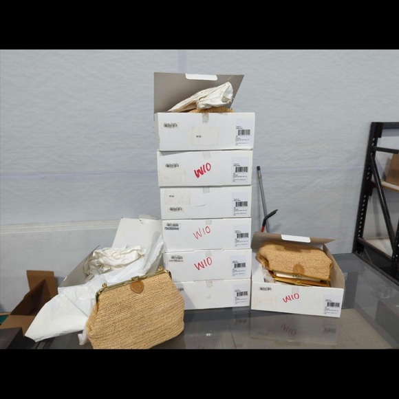 MUST SELL - NIB/NWT! Mark Cross Susanna Raffia Shoulder Bag - MSRP $2200 - Picture 10 of 13